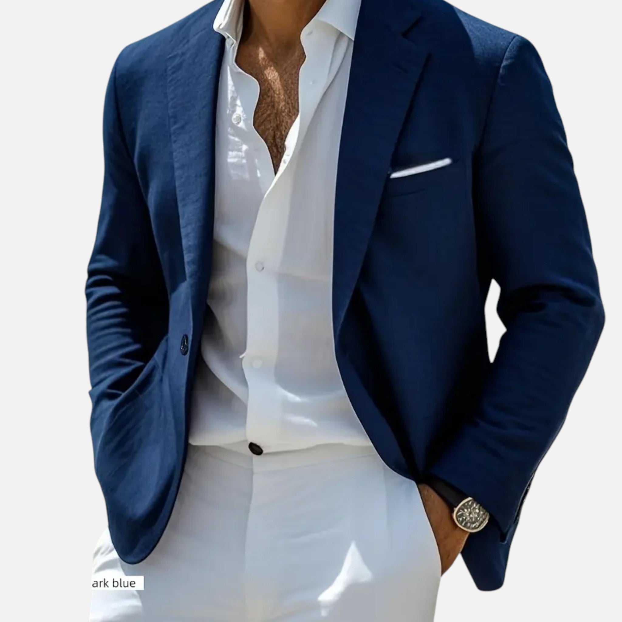 Veloire | Blazer Homme – Élégance Royale à Simple Boutonnage