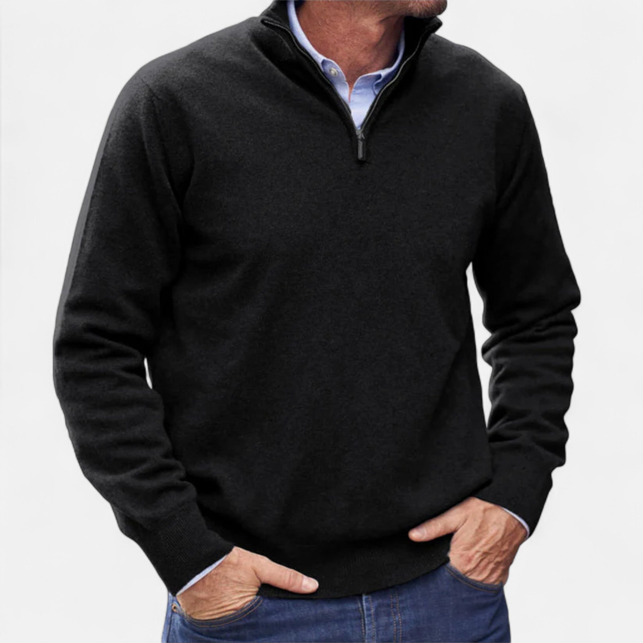 Veloire | Pull Homme à Fermeture Éclair – Élégance Raffinée