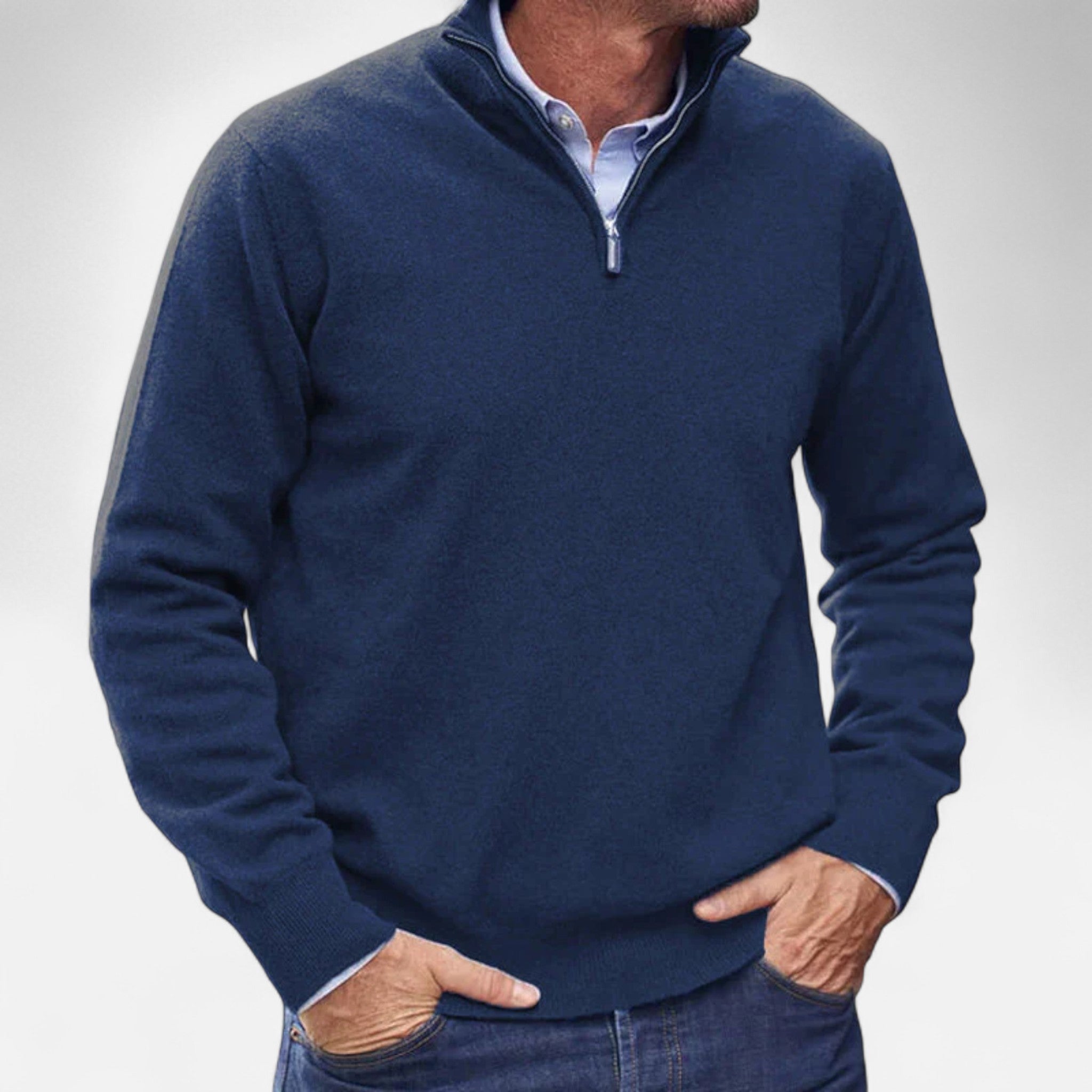 Veloire | Pull Homme à Fermeture Éclair – Élégance Raffinée