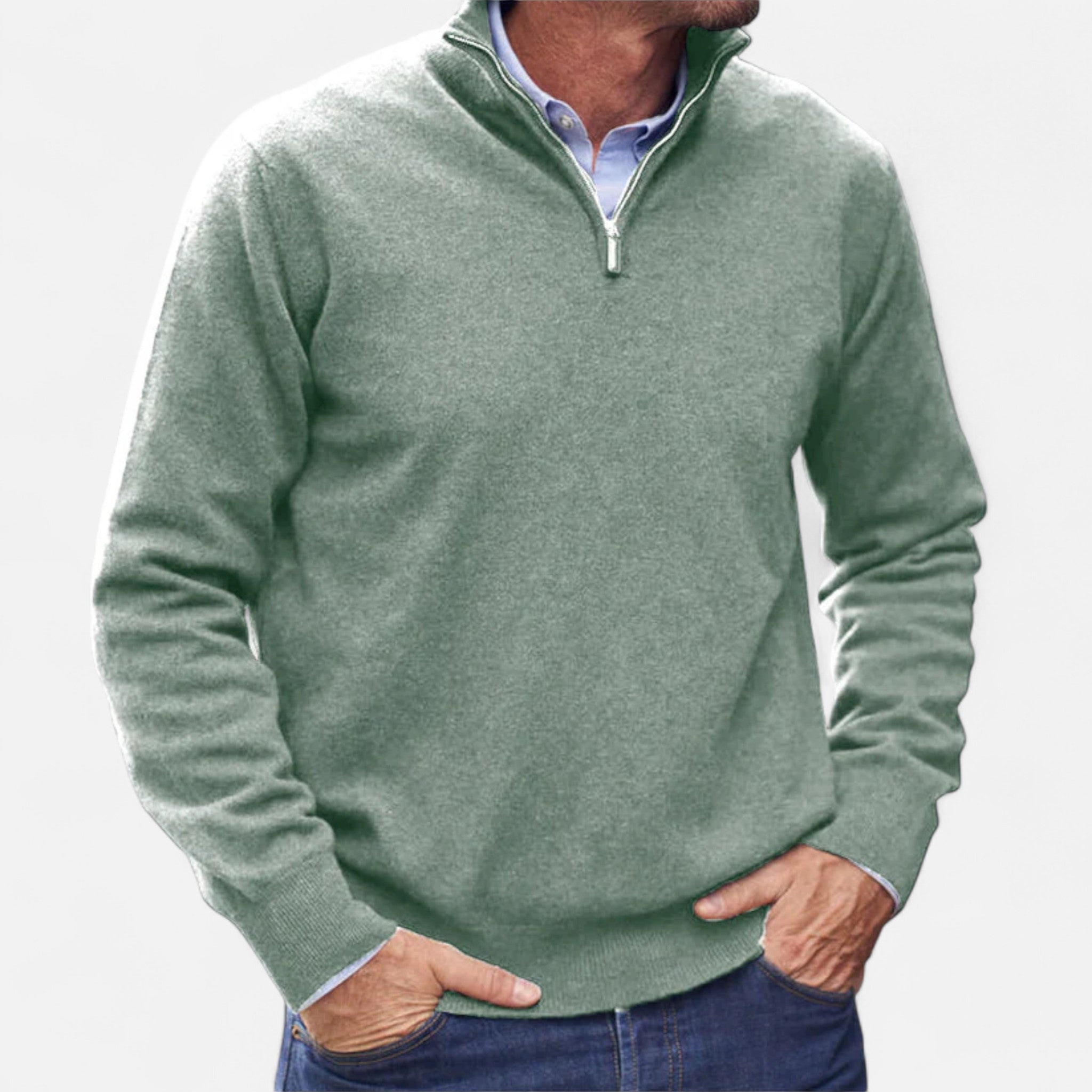 Veloire | Pull Homme à Fermeture Éclair – Élégance Raffinée