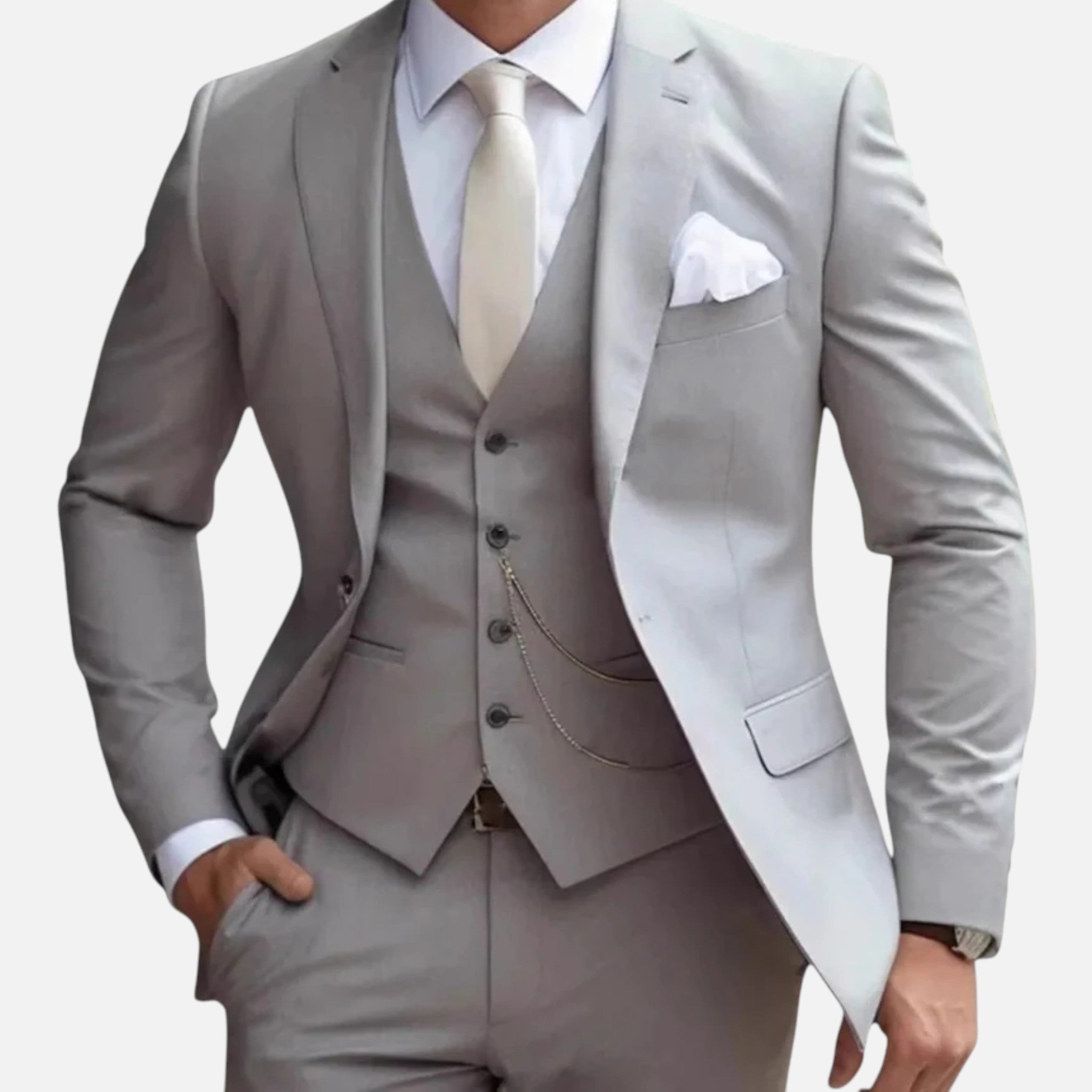 Veloire | Costume Homme Trois Pièces – Élégance Aristocratique Ajustée
