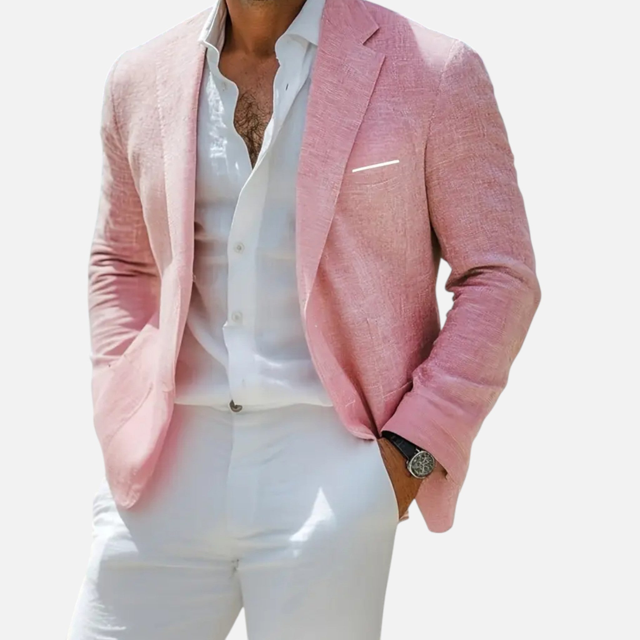 Veloire | Blazer Homme – Élégance Royale à Simple Boutonnage