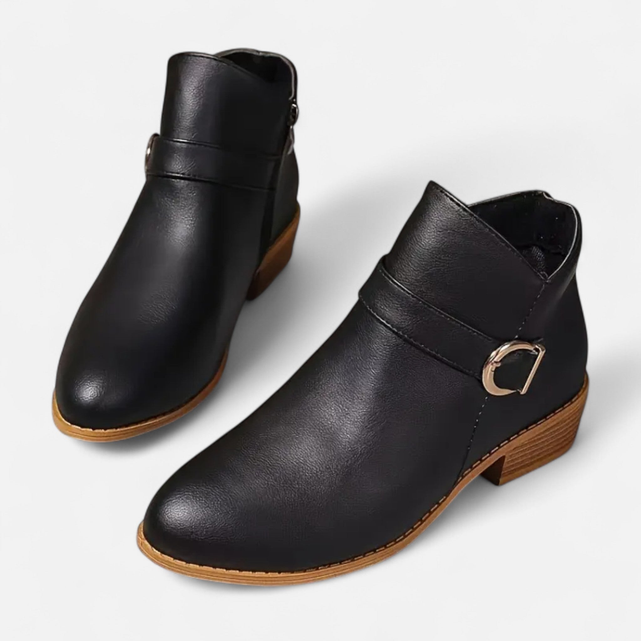 Veloire | Bottines Femme – Élégance à Bout Pointu et Boucle Raffinée