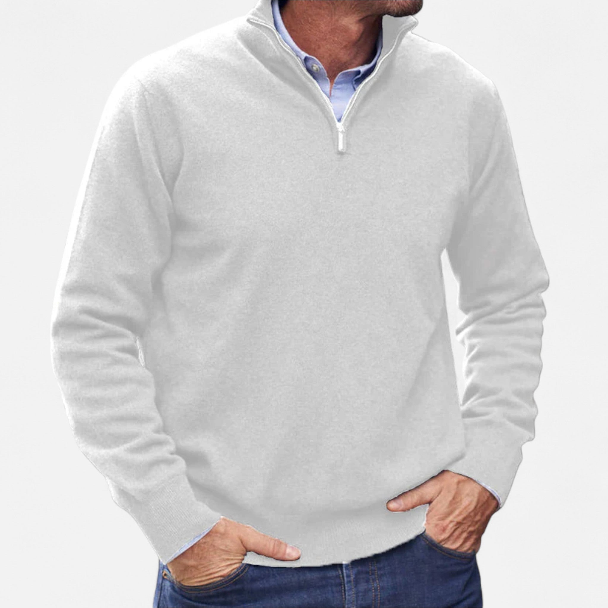Veloire | Pull Homme à Fermeture Éclair – Élégance Raffinée