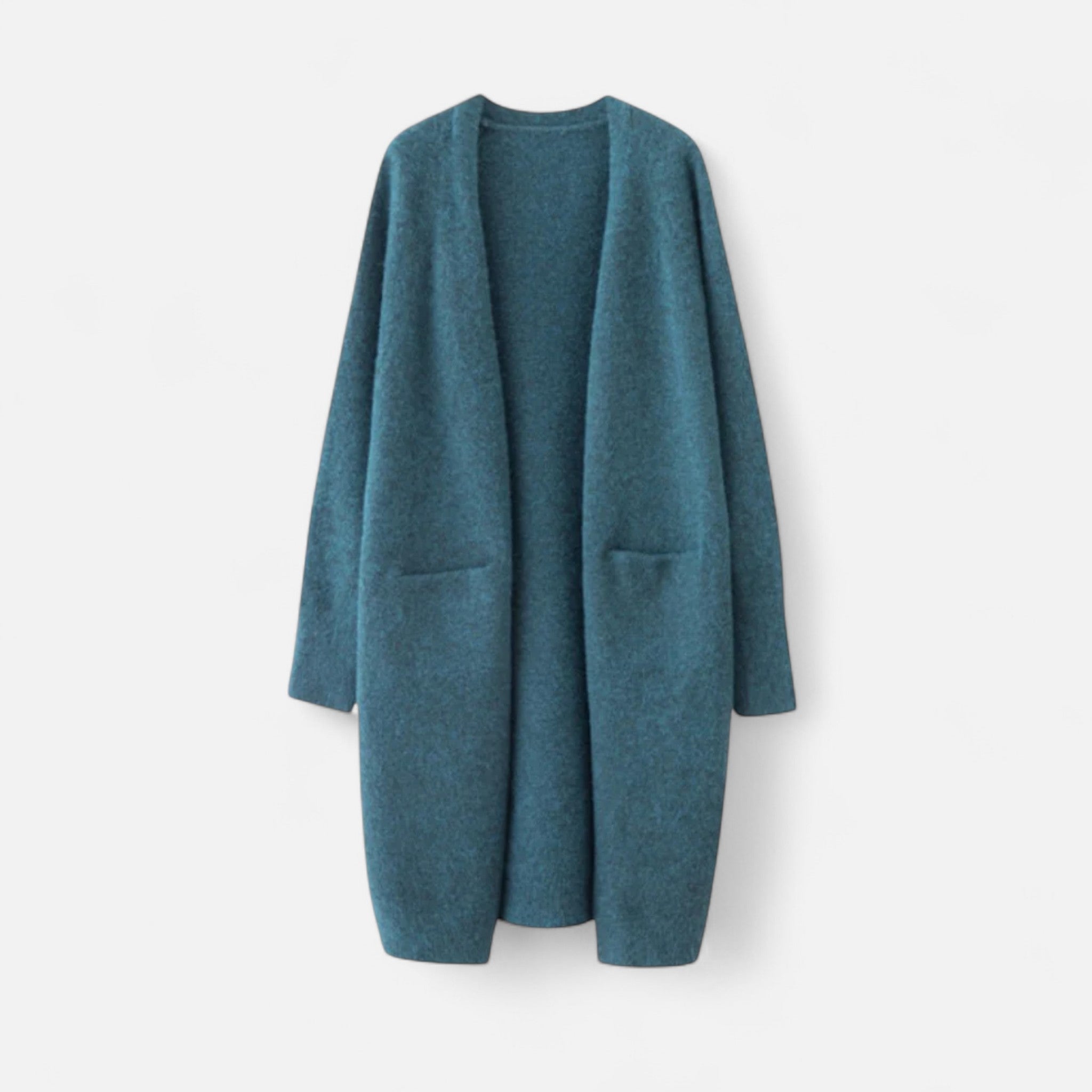 Veloire | Cardigan Ouvert Femme – Silhouette Longue et Intemporelle