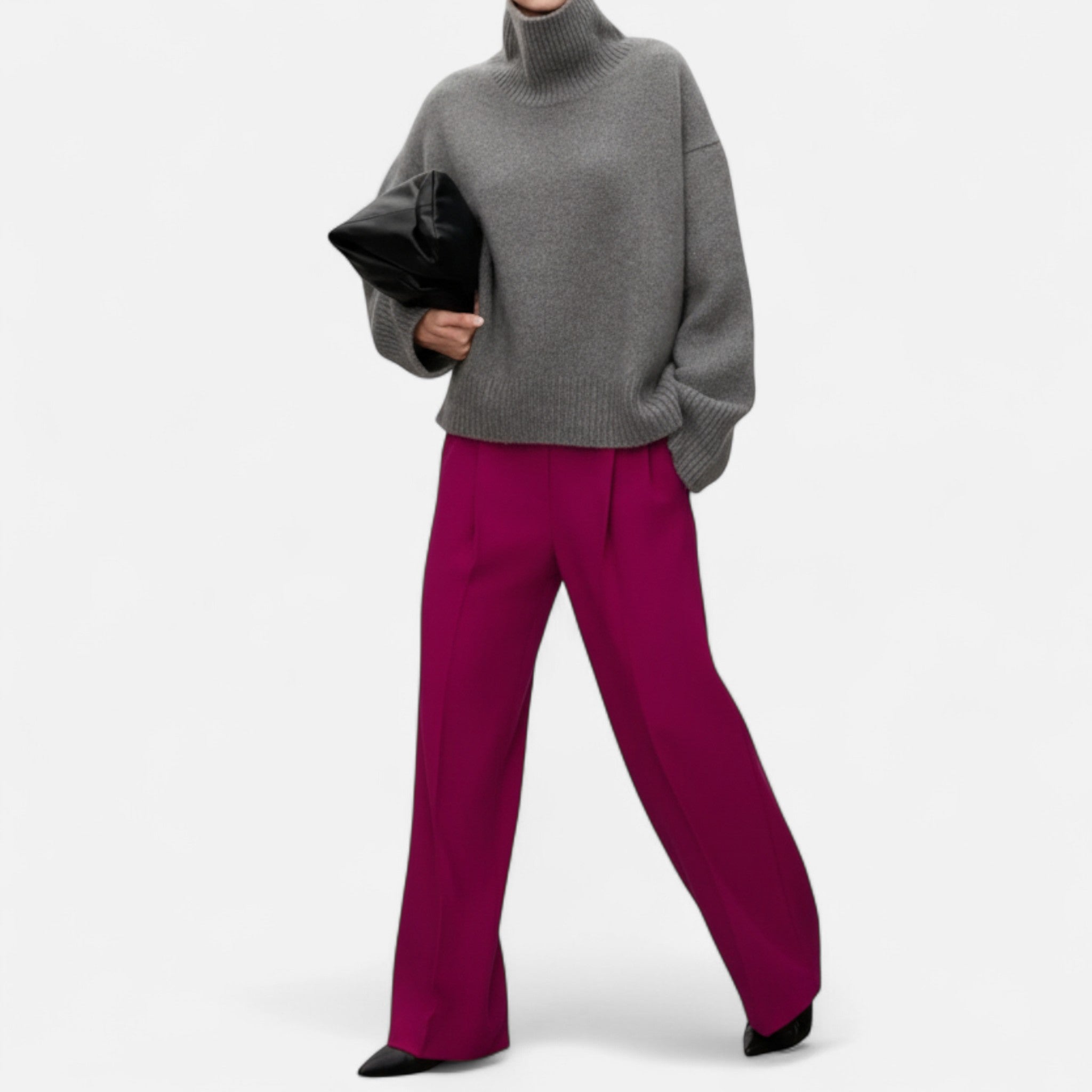 Veloire | Pull en Laine Femme – Élégance Intemporelle à Col Roulé
