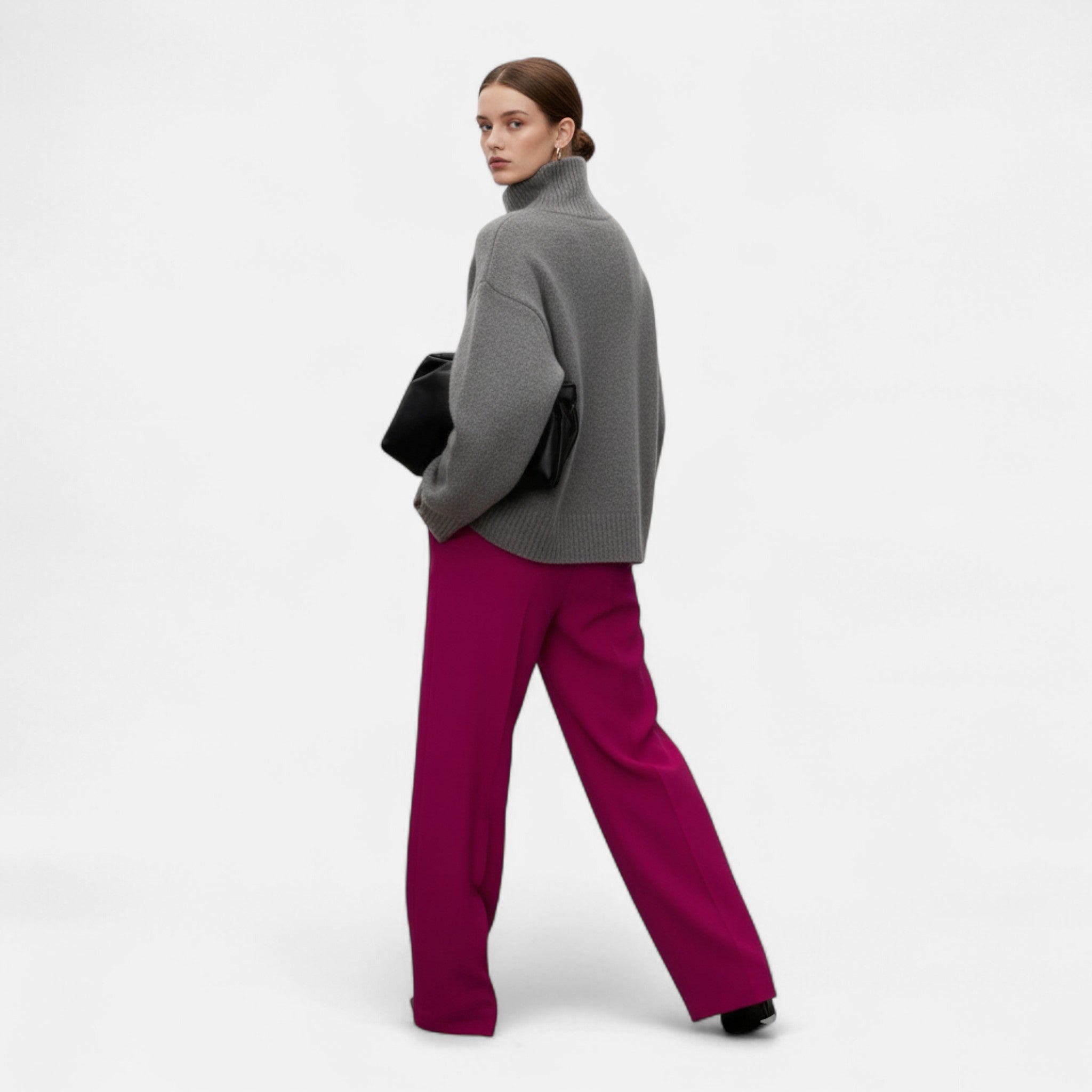 Veloire | Pull en Laine Femme – Élégance Intemporelle à Col Roulé
