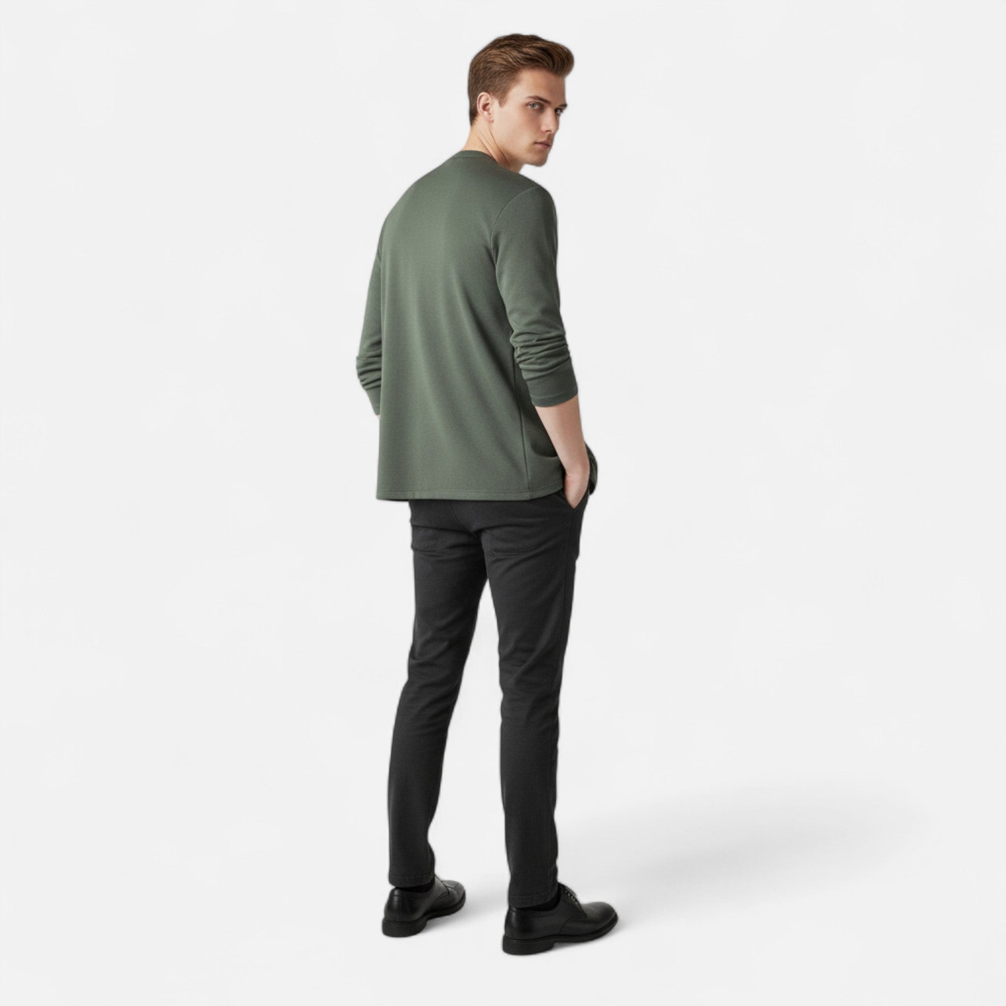 Veloire | Cape-Cardigan Homme – Élégance Raffinée à Manches Longues