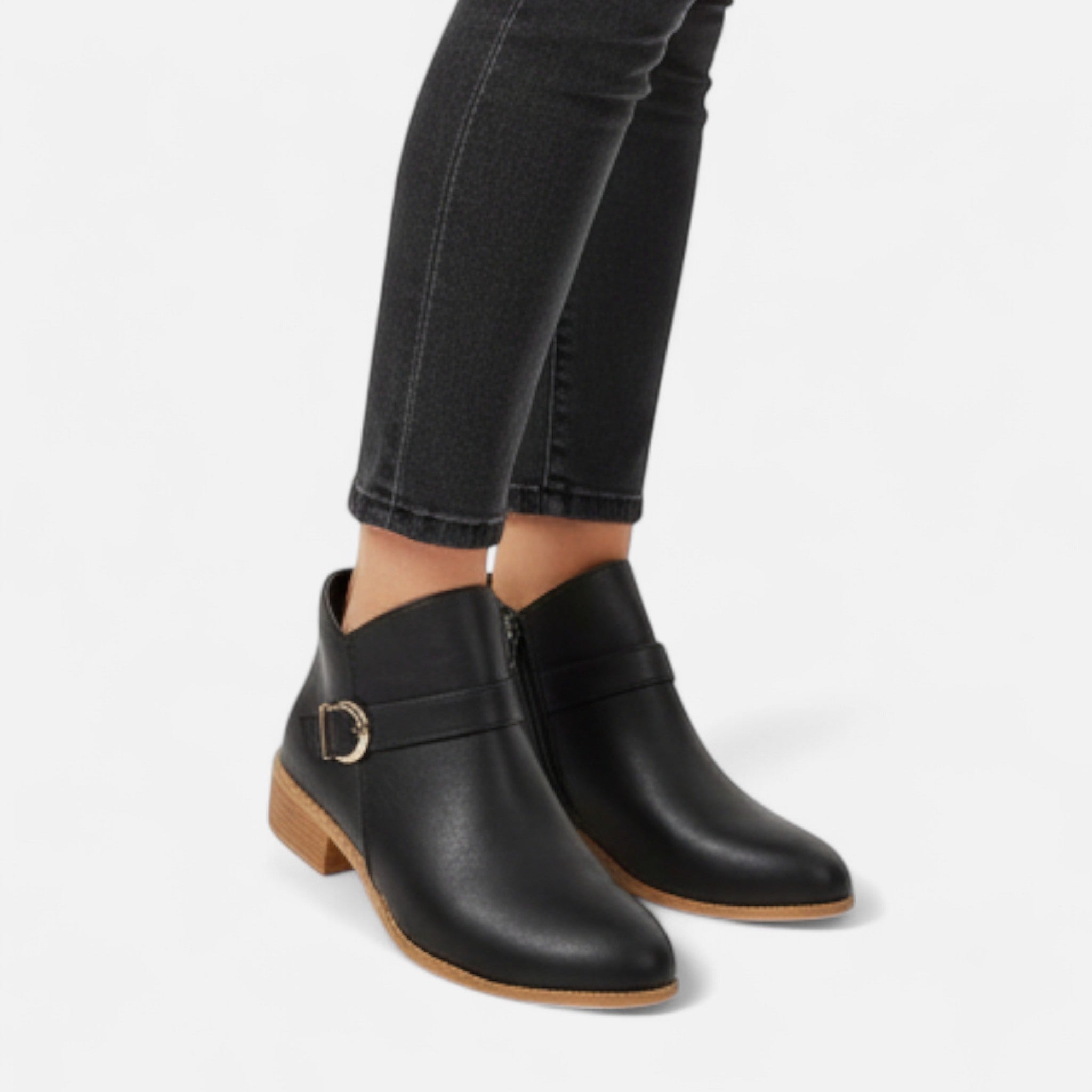 Veloire | Bottines Femme – Élégance à Bout Pointu et Boucle Raffinée