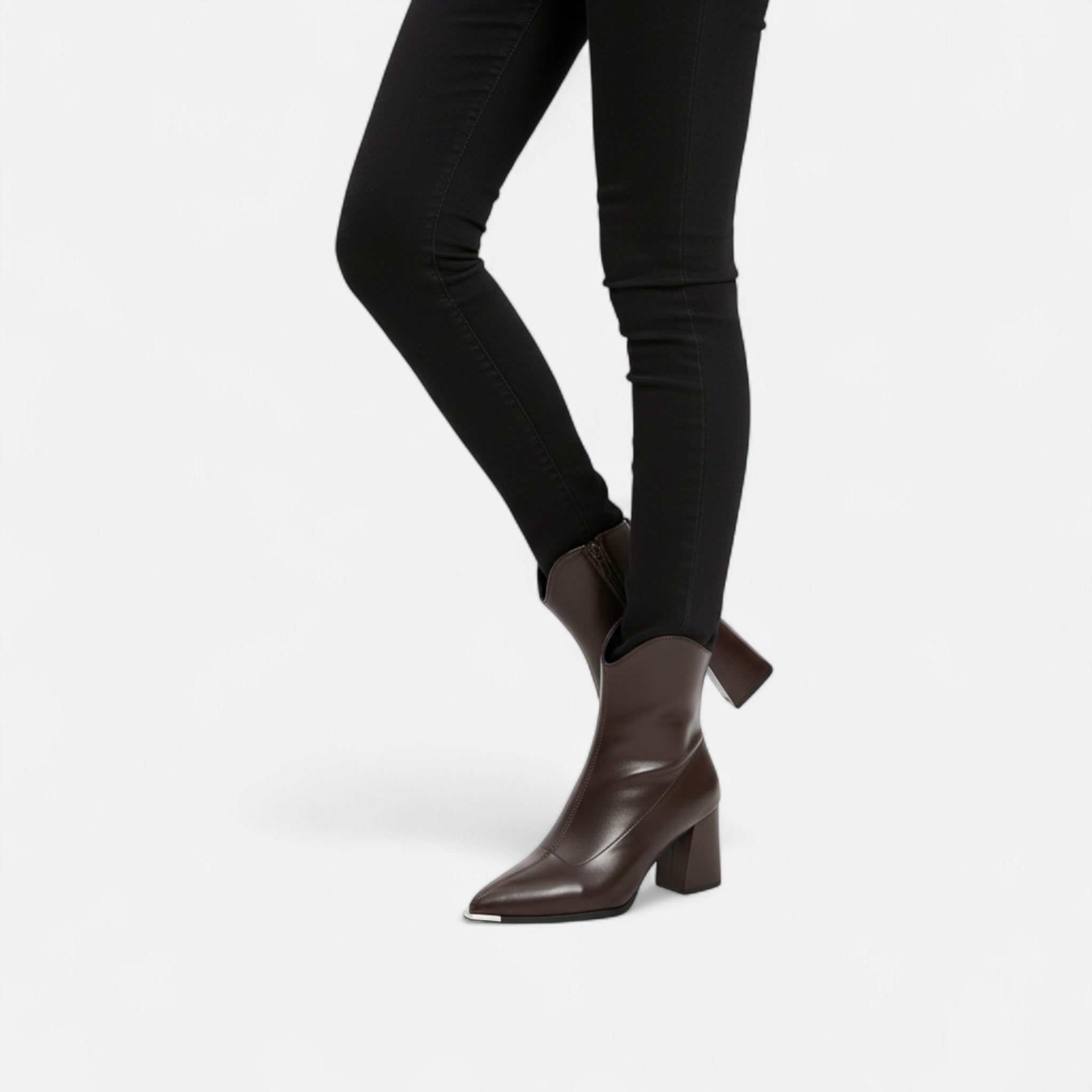 Veloire | Bottines Chelsea Femme – Élégance en Cuir à Bout Pointu