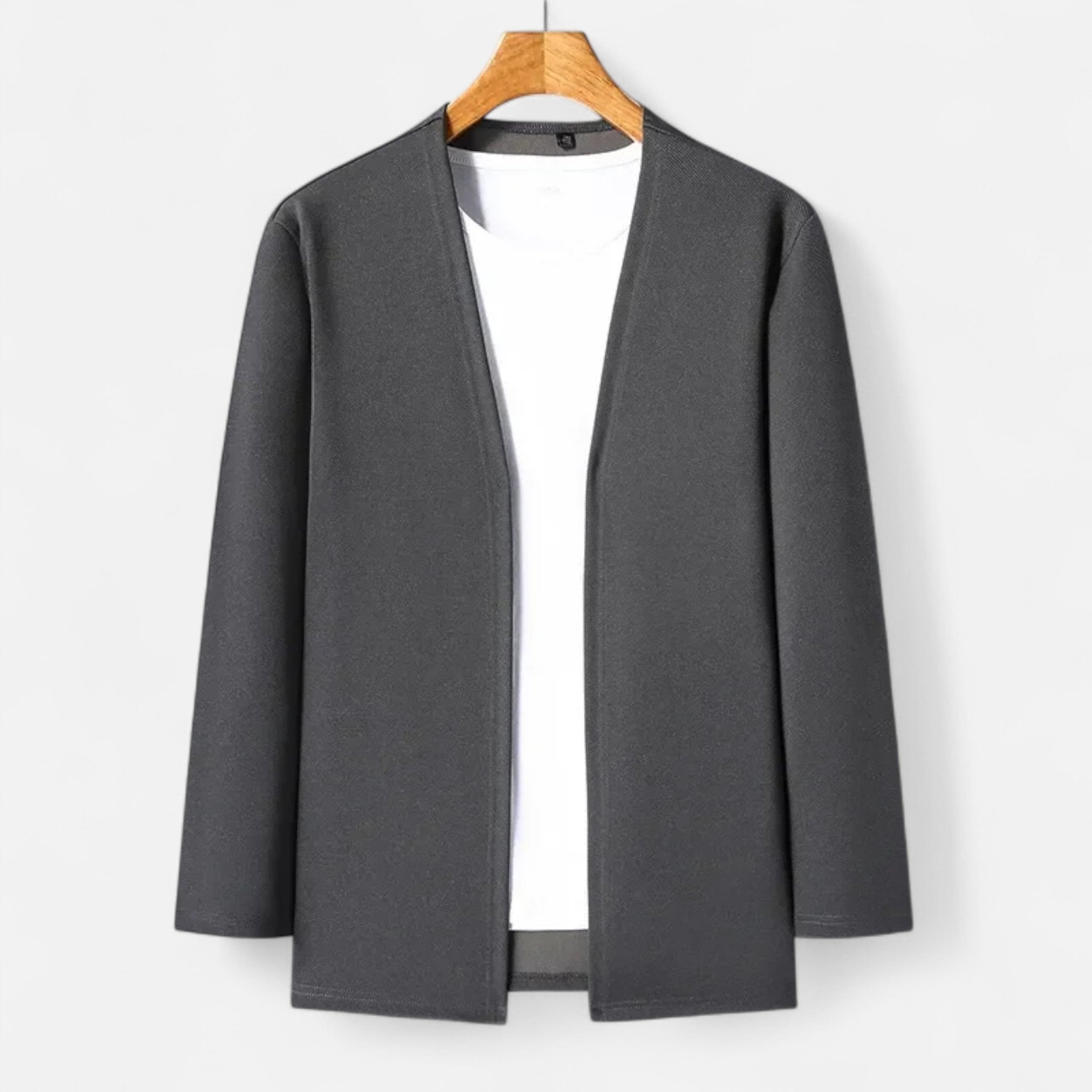 Veloire | Cape-Cardigan Homme – Élégance Raffinée à Manches Longues
