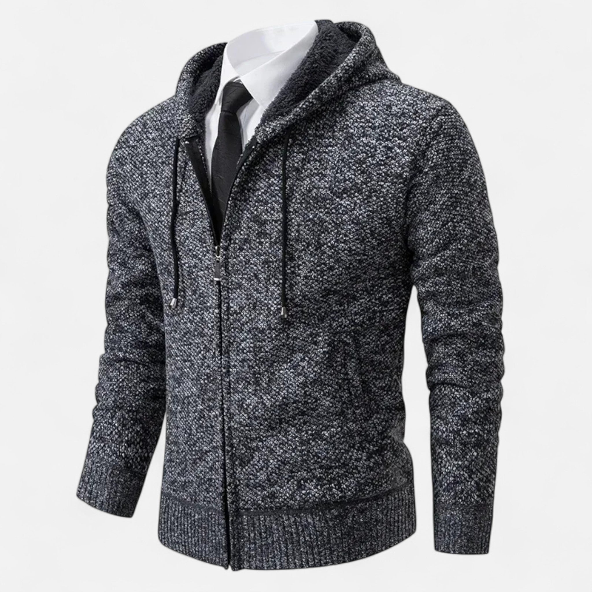 Veloire | Gilet Zippé Homme – Élégance Raffinée à Col Montant