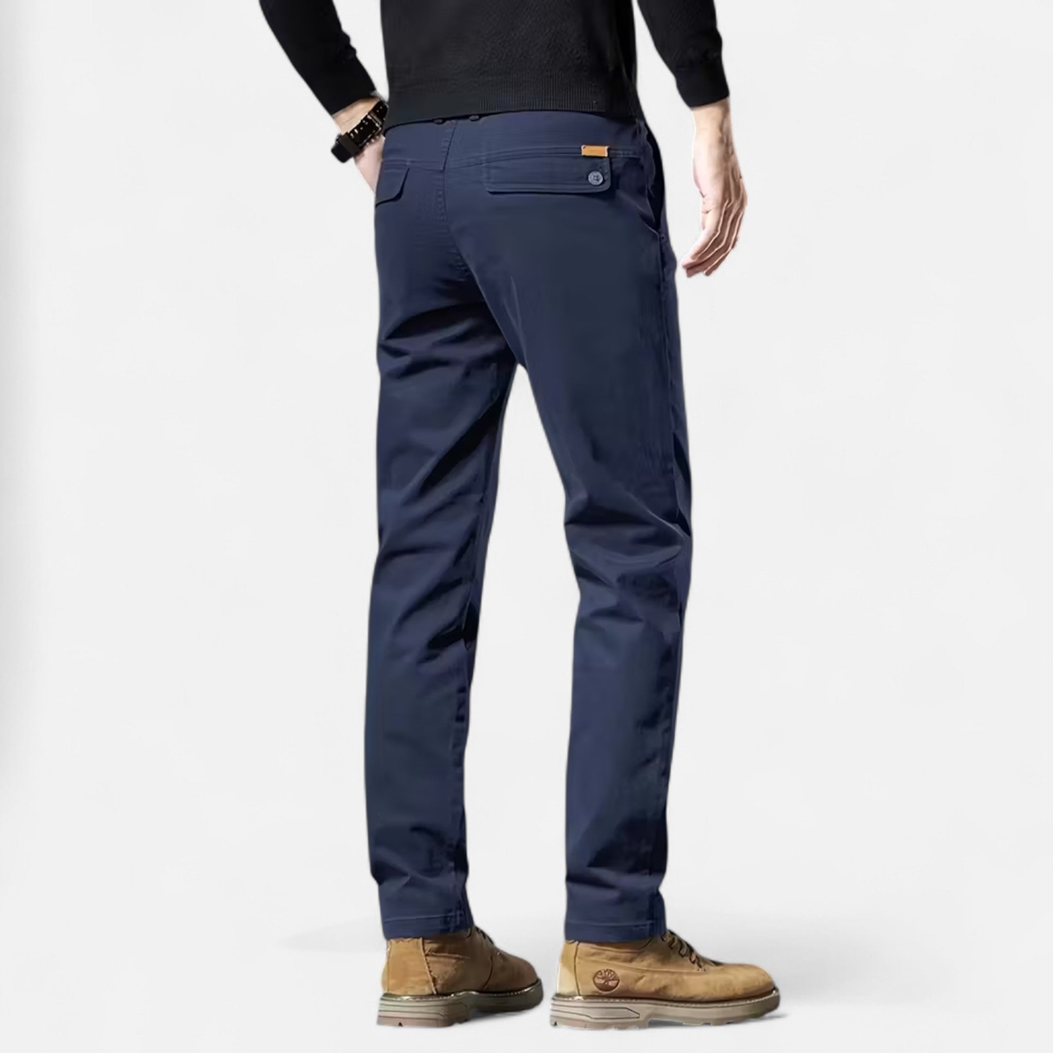 Veloire | Pantalon Homme – Élégance Tailleur en Coton à Jambe Droite