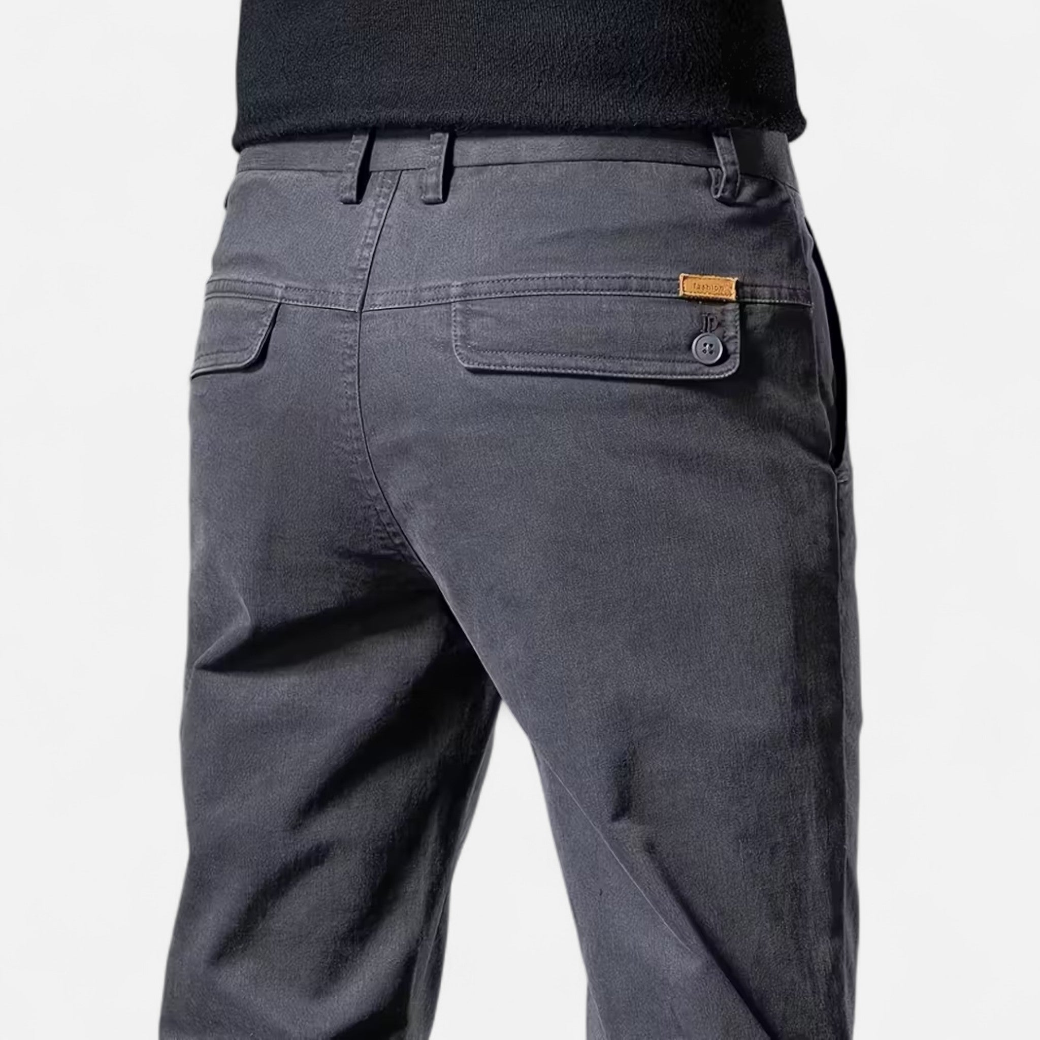 Veloire | Pantalon Homme – Élégance Tailleur en Coton à Jambe Droite