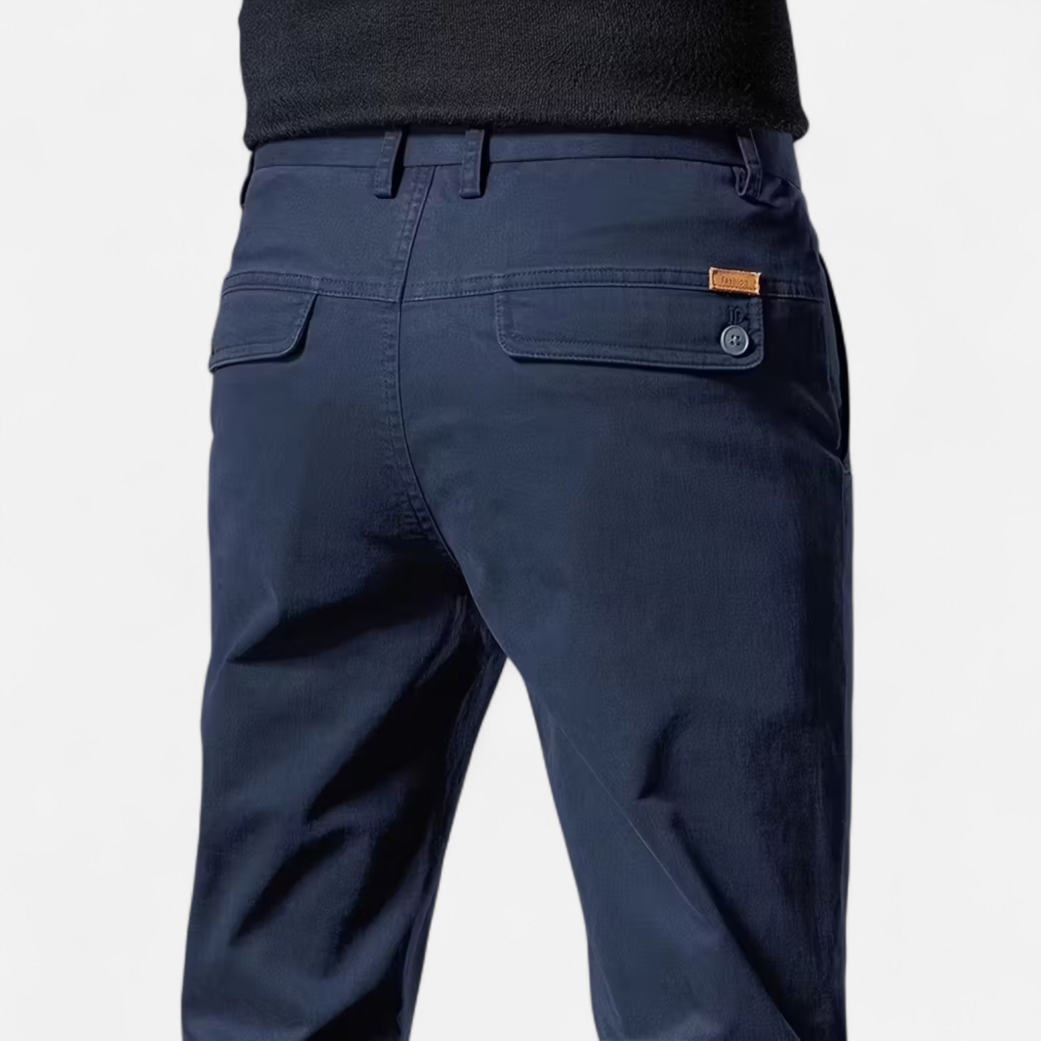Veloire | Pantalon Homme – Élégance Tailleur en Coton à Jambe Droite