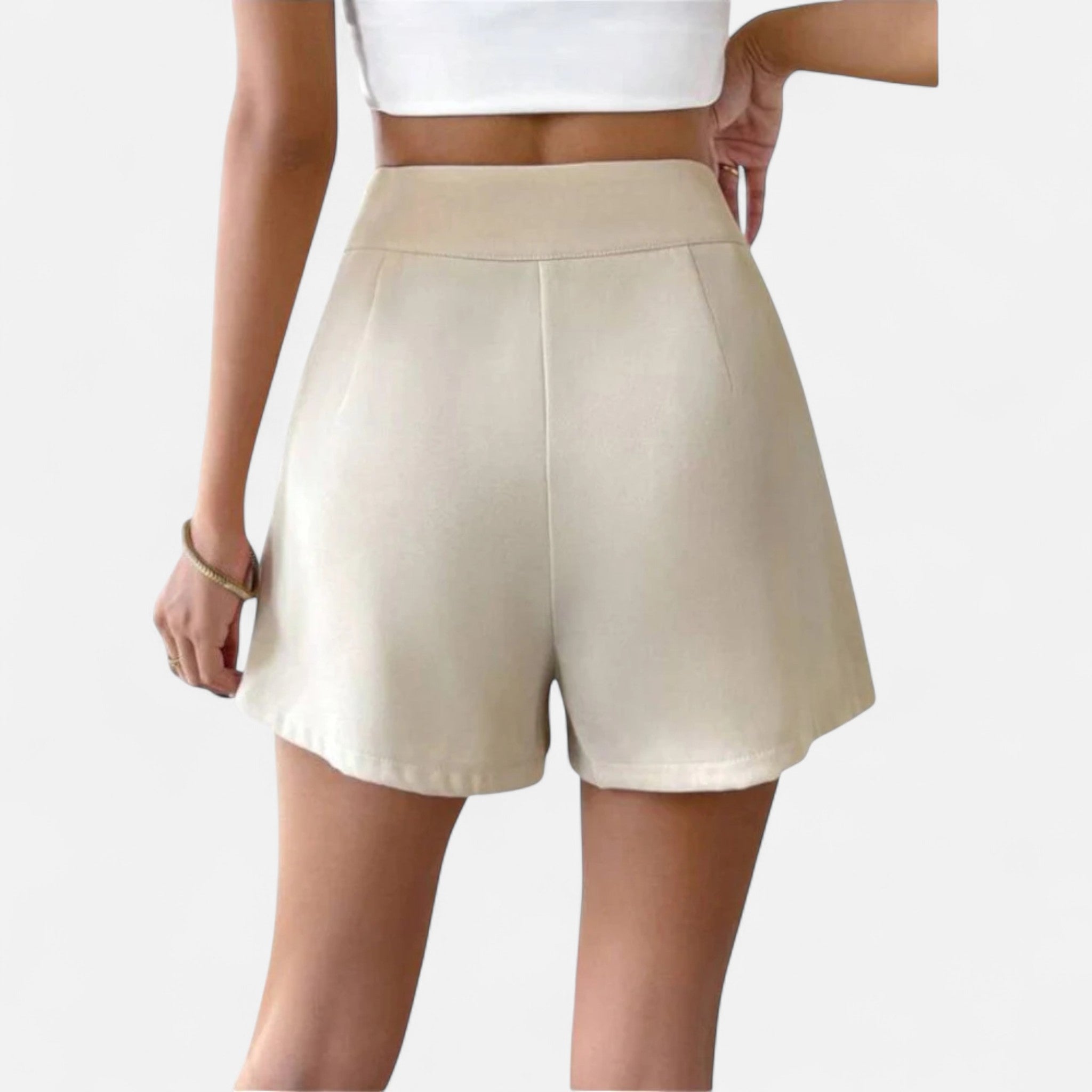 Veloire | Short Tailleur Femme – Élégance Taille Haute