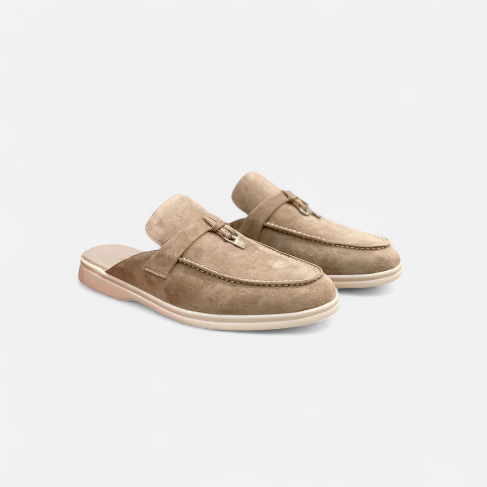 Veloire | Mules Mocassins Femme – Élégance Raffinée en Daim