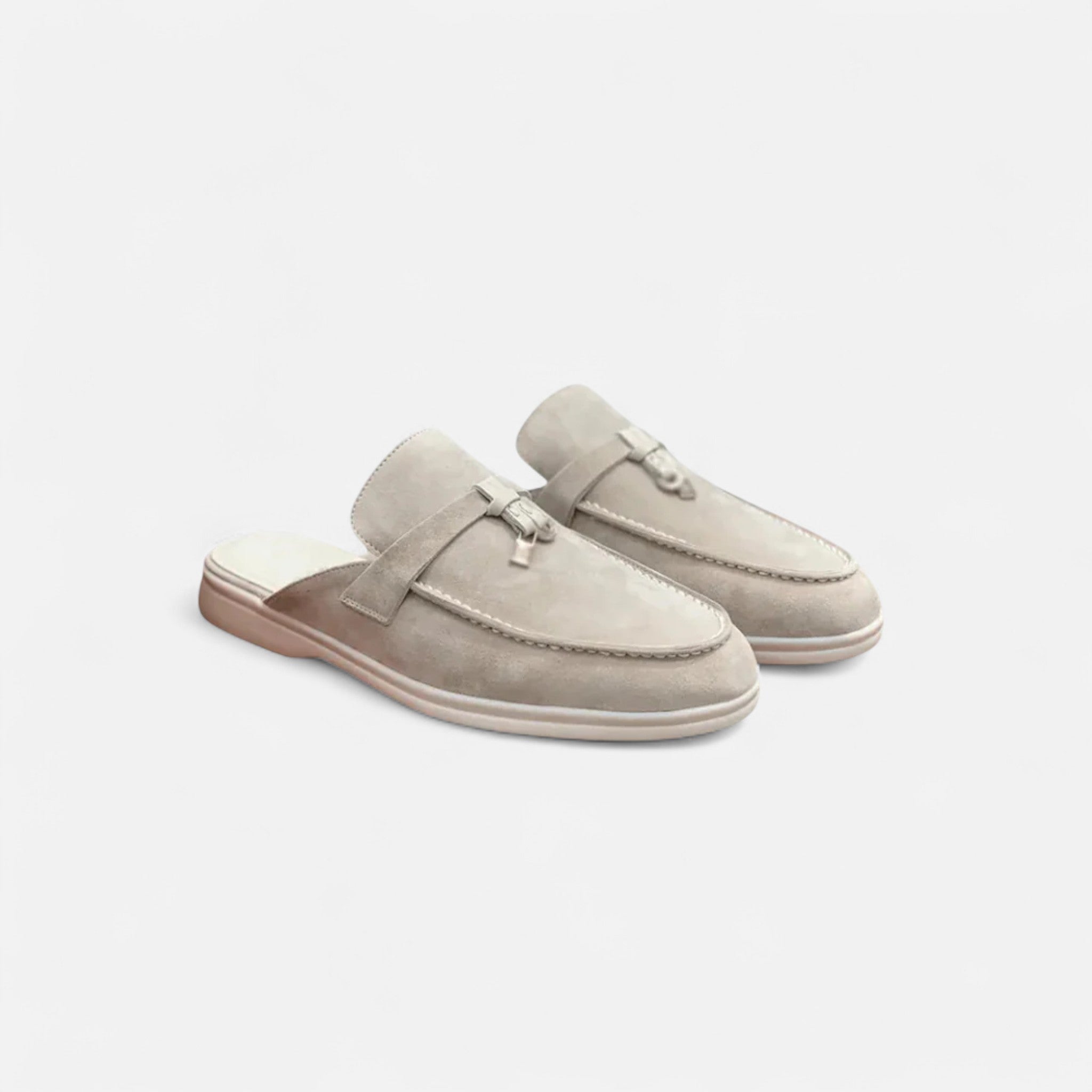 Veloire | Mules Mocassins Femme – Élégance Raffinée en Daim