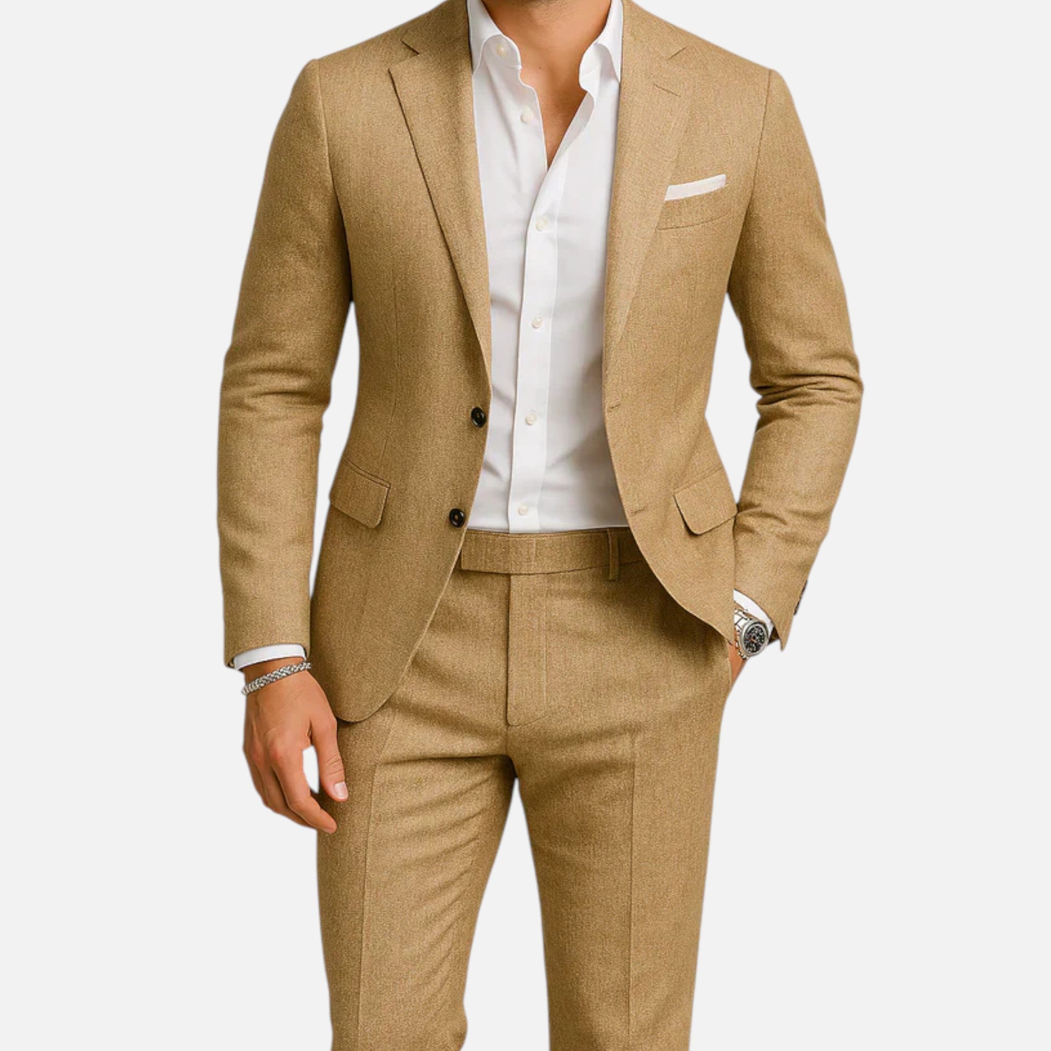 Veloire | Costume Homme en Lin – Élégance Classique et Décontractée
