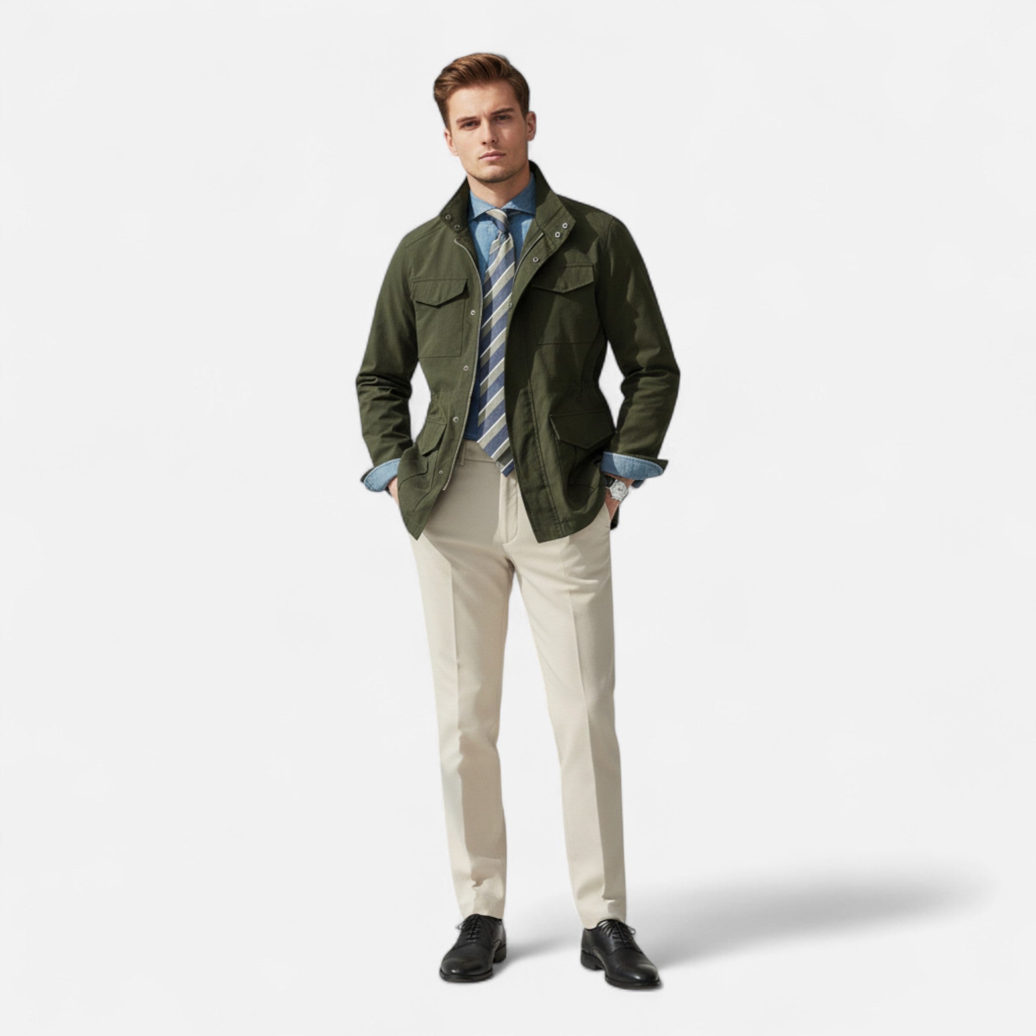 Veloire | Imperméable Homme – Élégance de Chasse Héritage