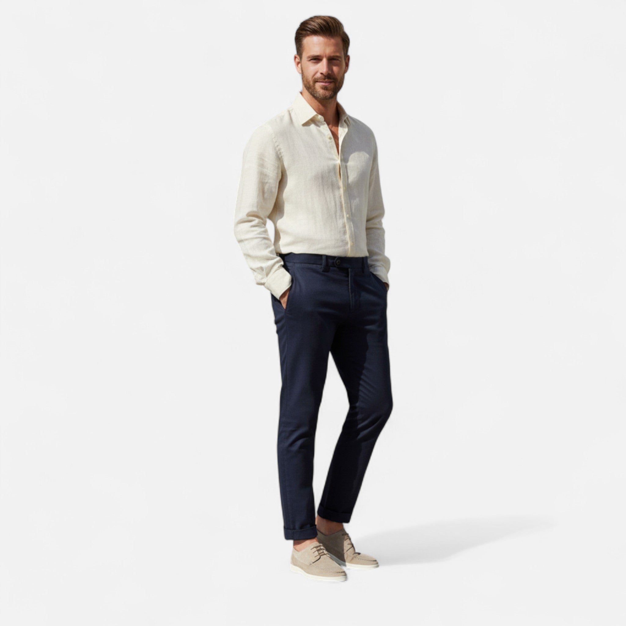 Veloire | Chaussures Homme à Lacets – Élégance Raffinée en Daim