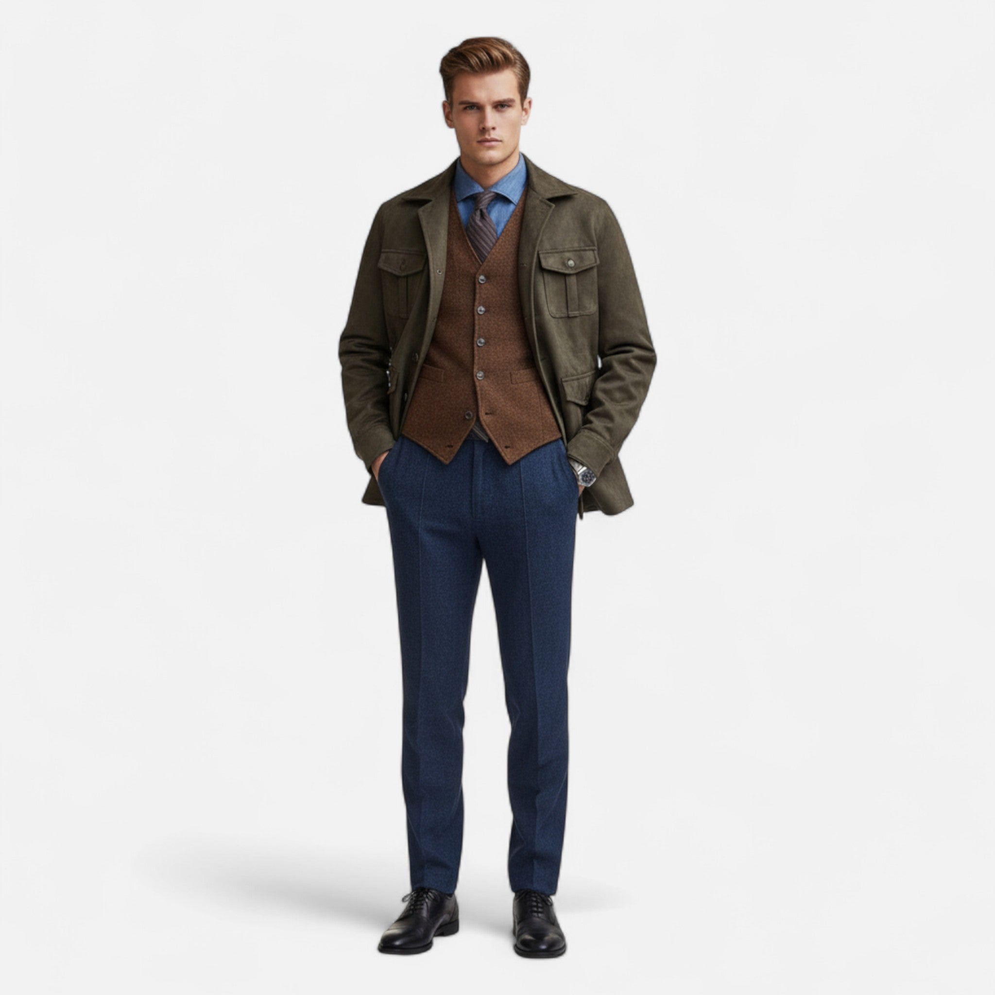 Veloire | Veste de Chasse Homme – Héritage et Élégance Intemporelle