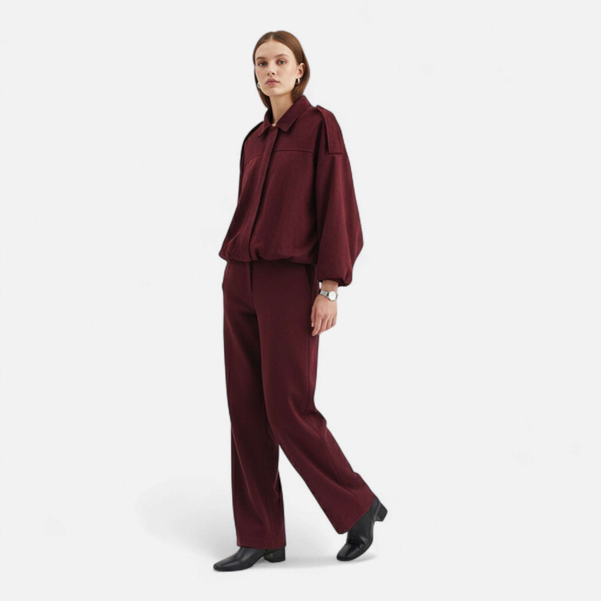 Veloire | Veste Bomber Femme – Élégance Rétro Intemporelle