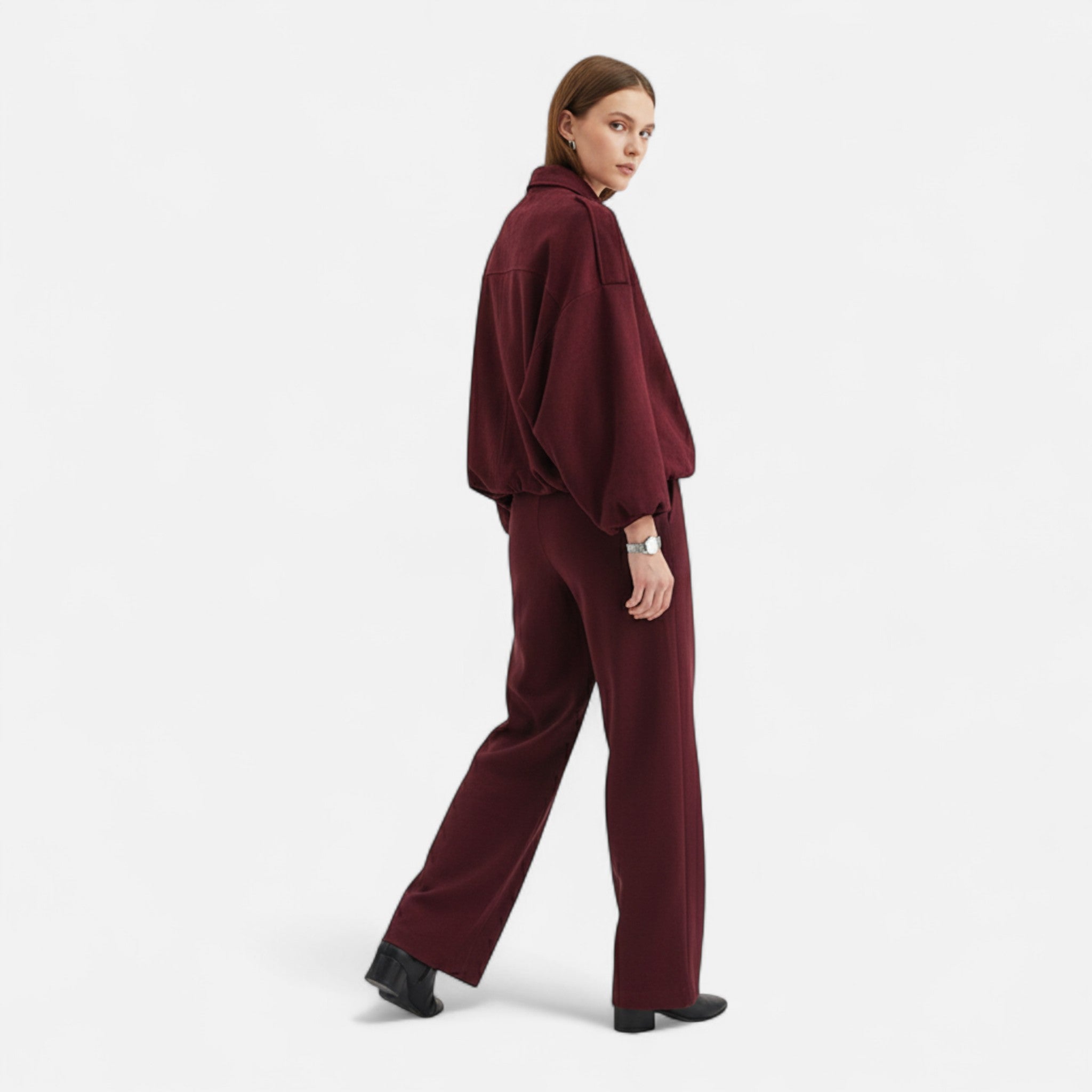 Veloire | Veste Bomber Femme – Élégance Rétro Intemporelle