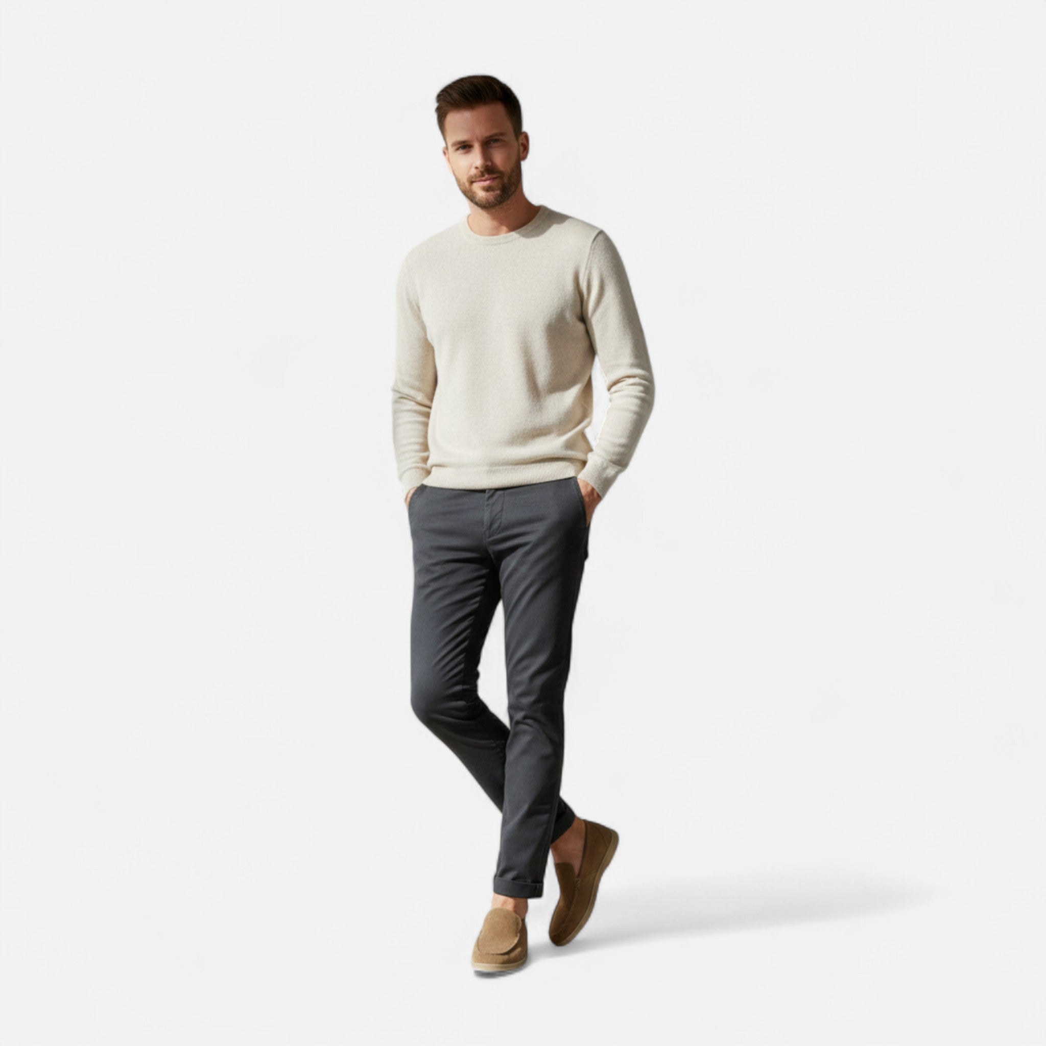 Veloire | Mocassins Homme – Élégance Old Money en Daim