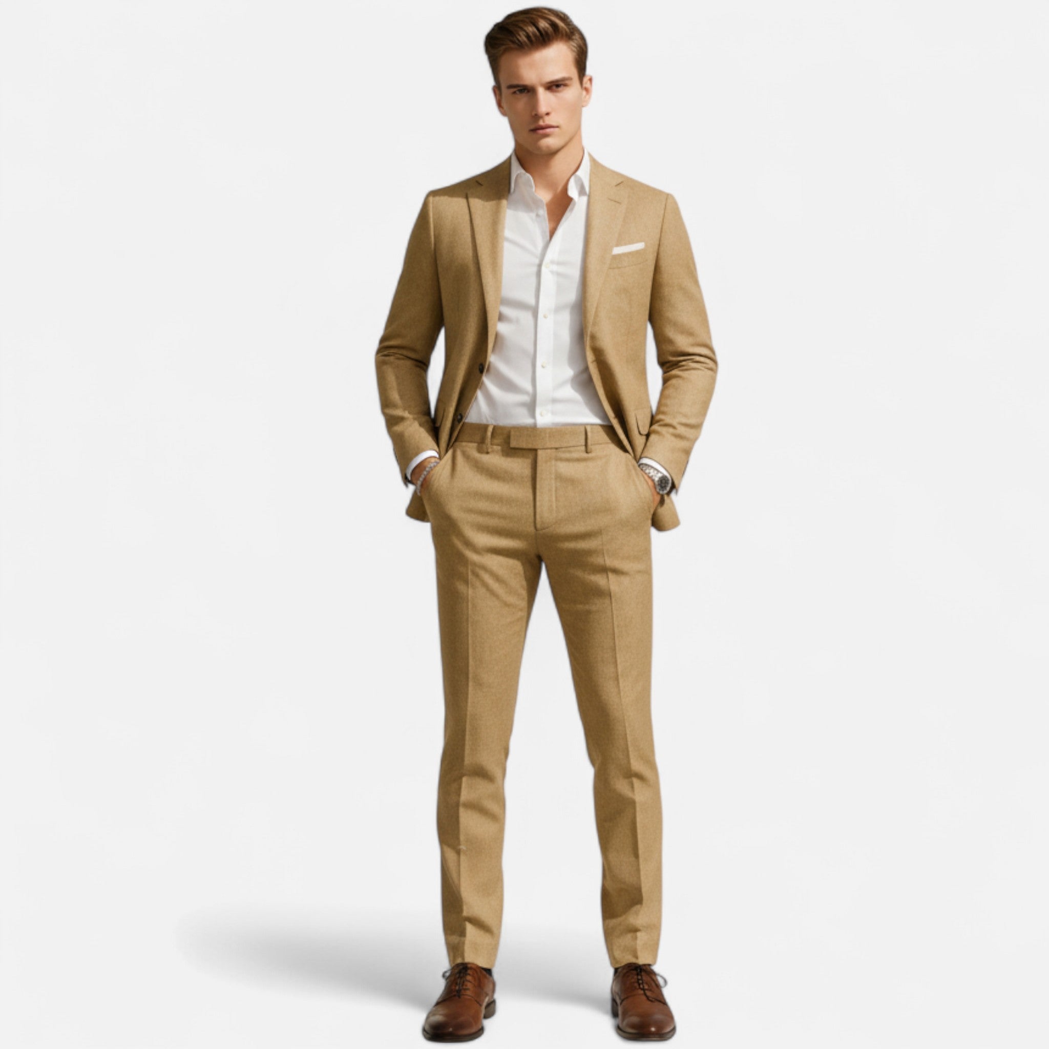 Veloire | Costume Homme en Lin – Élégance Classique et Décontractée