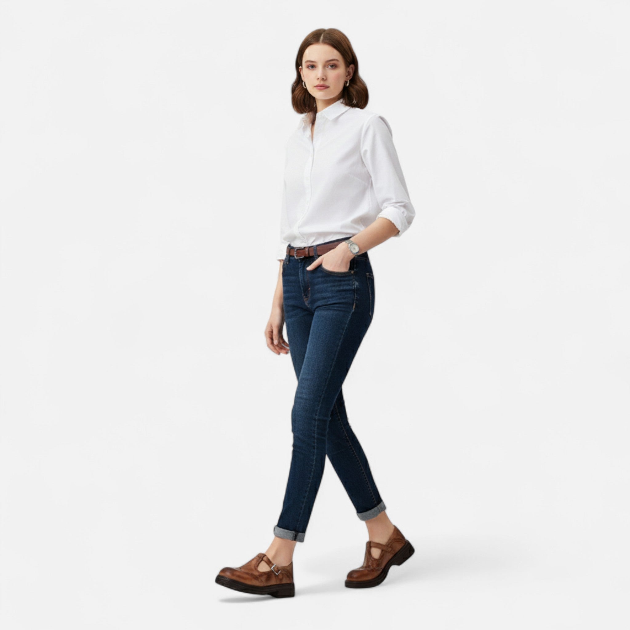Veloire | Escarpins Mary Jane Femme – Élégance Raffinée en Cuir