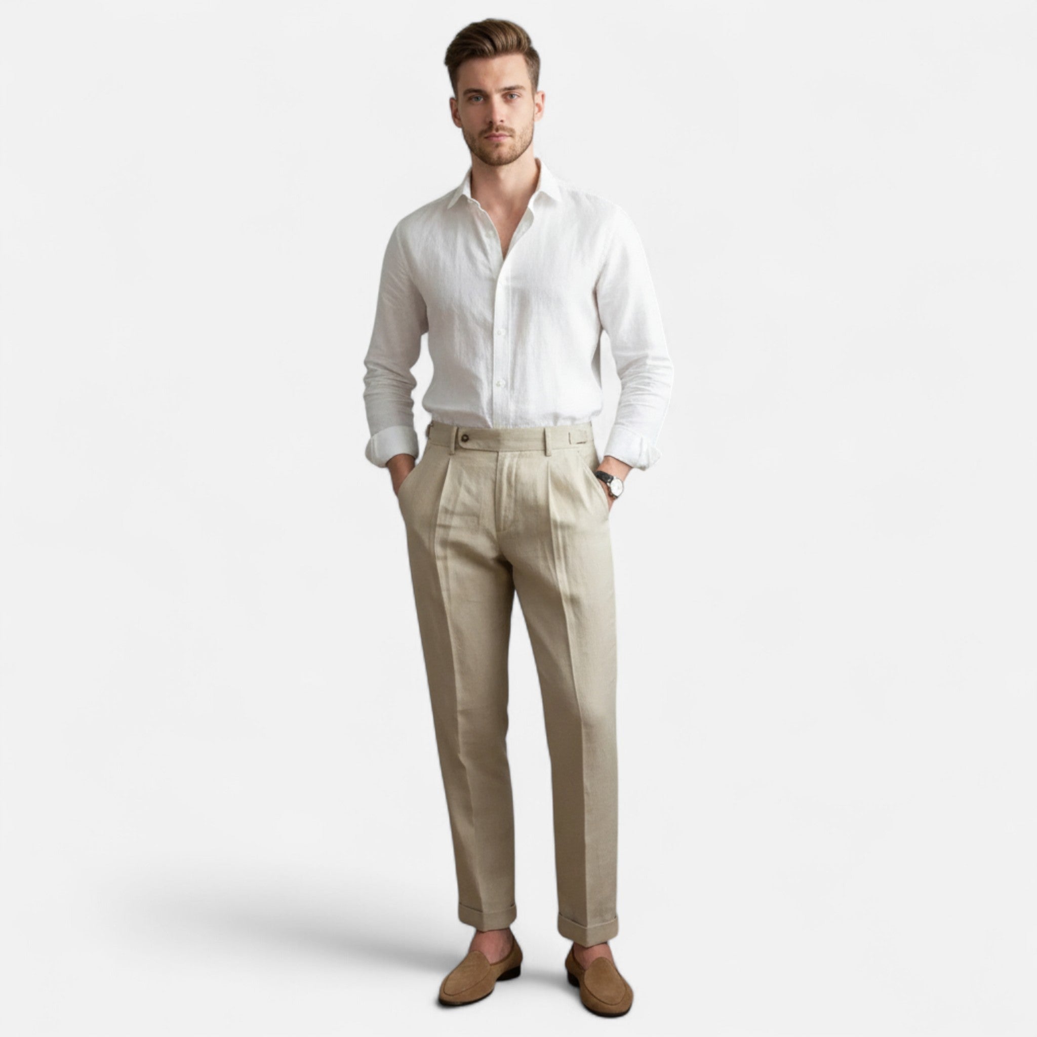 Veloire | Pantalon Homme – Élégance Tailleur Raffinée