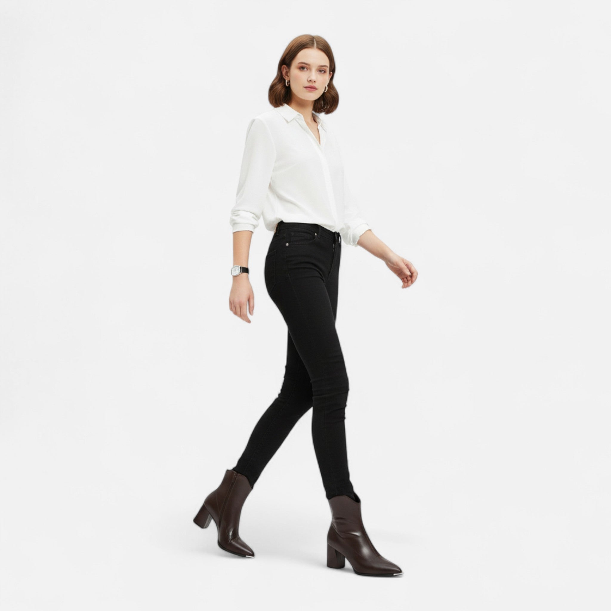 Veloire | Bottines Chelsea Femme – Élégance en Cuir à Bout Pointu