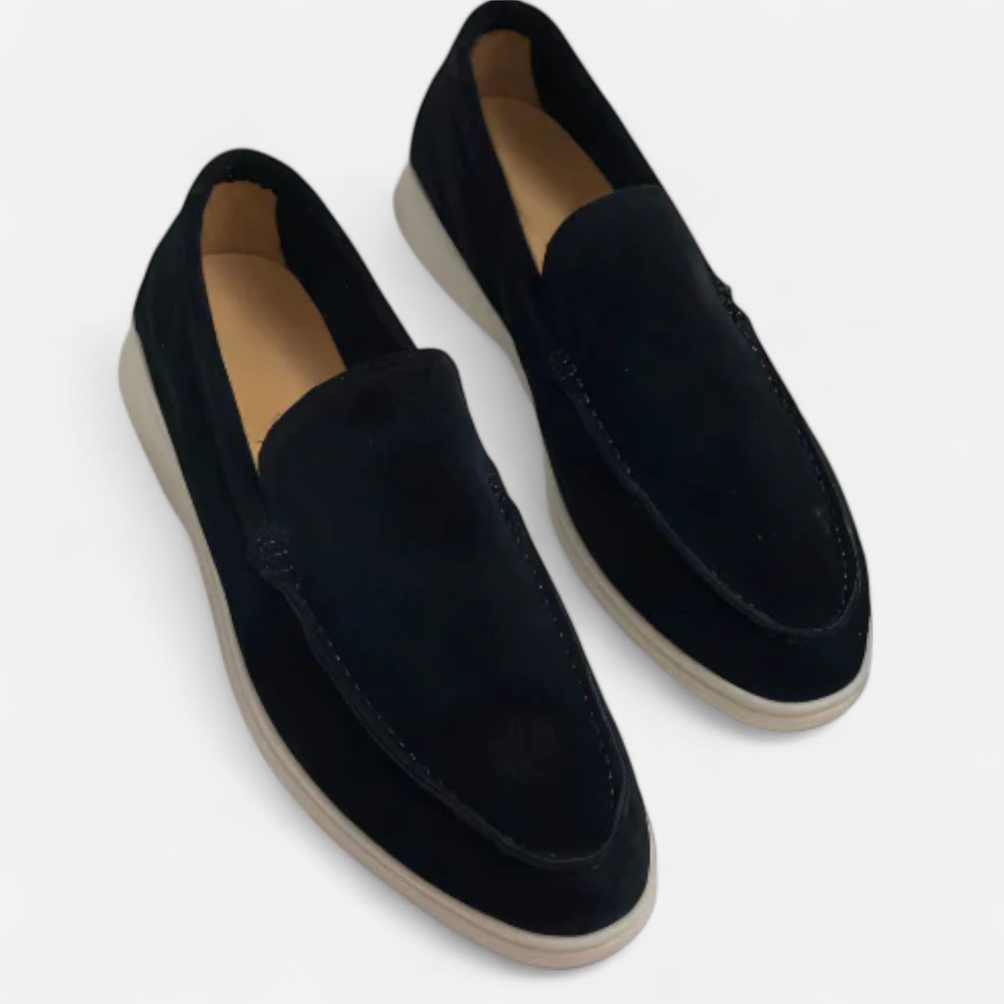 Veloire | Mocassins Homme – Élégance à Enfiler en Daim Old Money