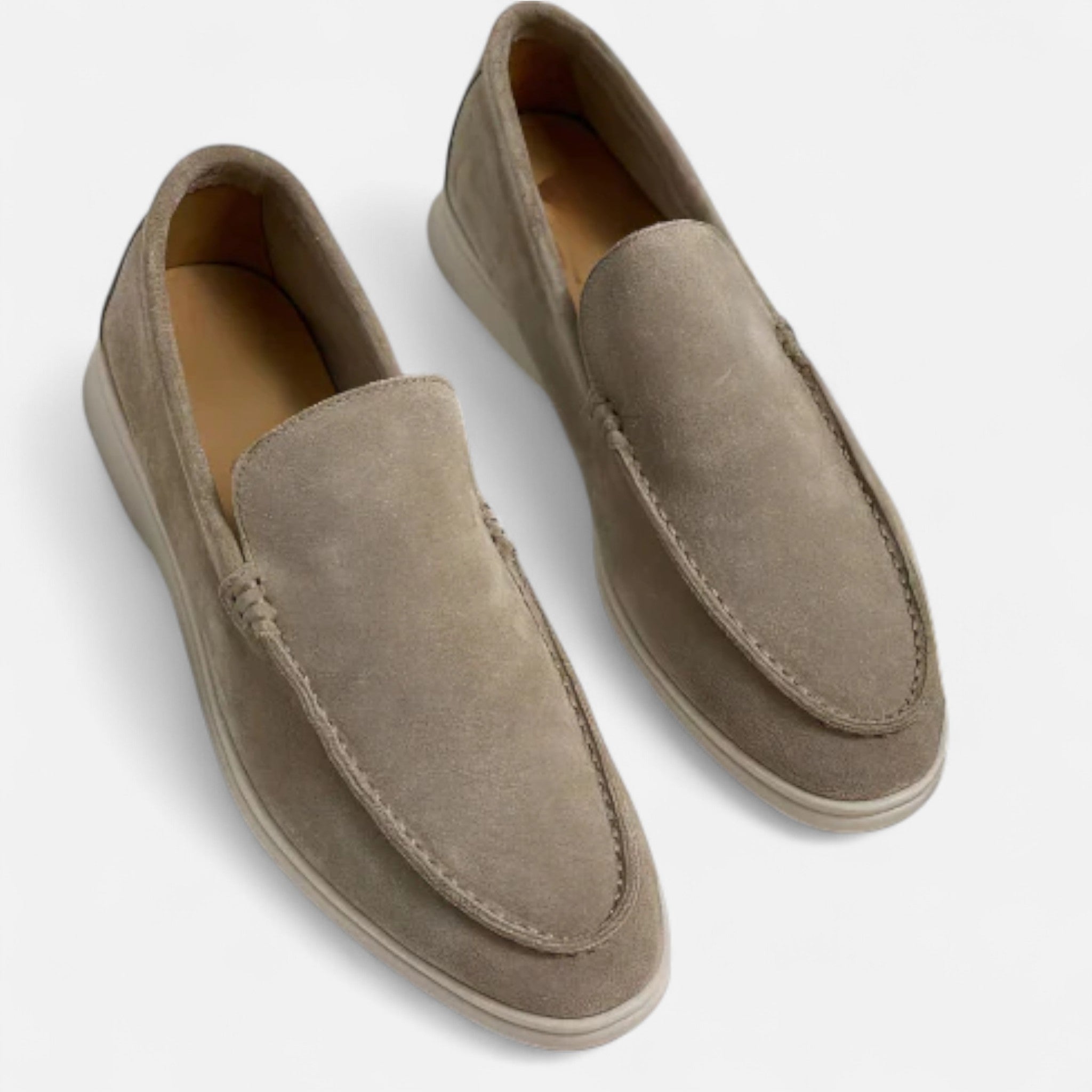 Veloire | Mocassins Homme – Élégance à Enfiler en Daim Old Money