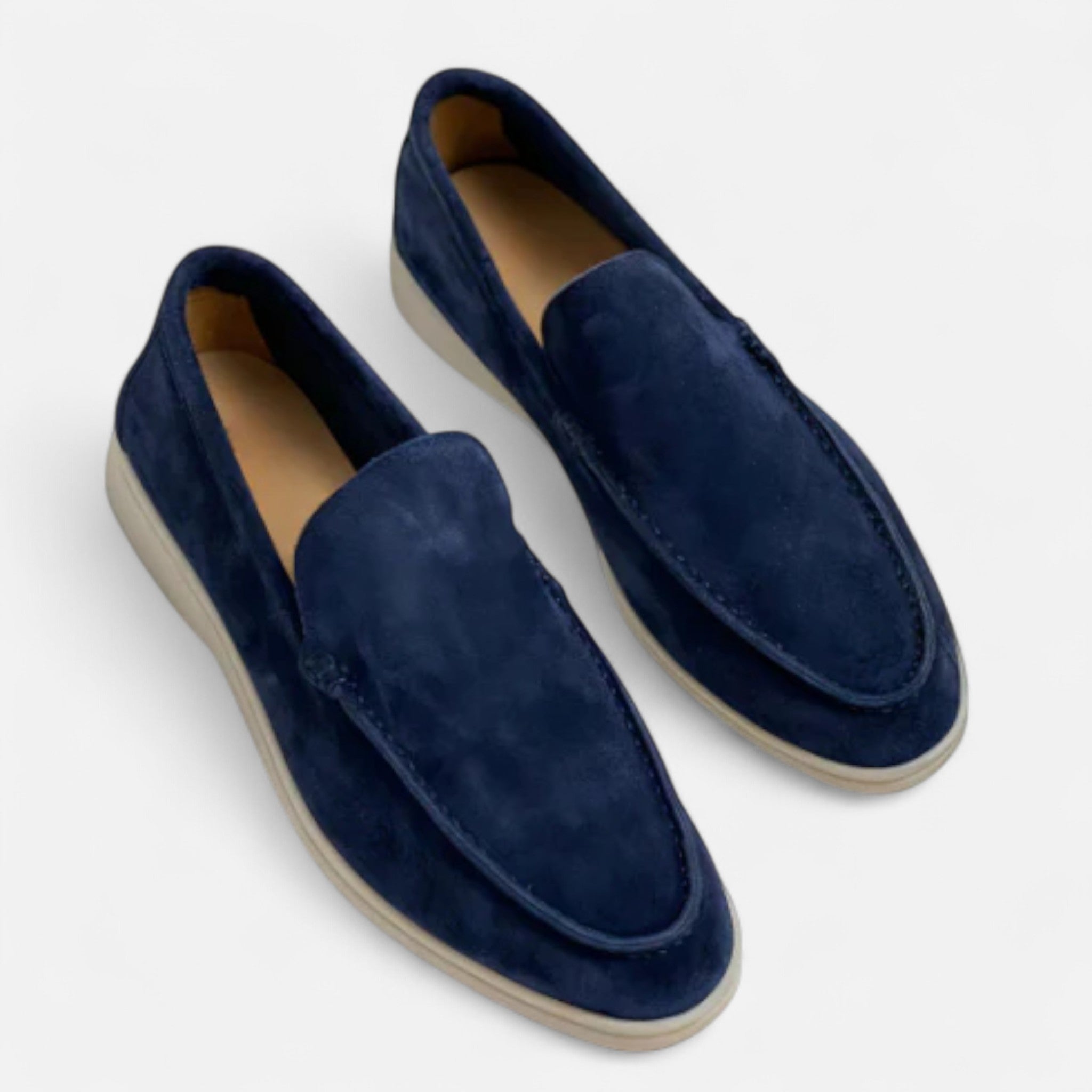 Veloire | Mocassins Homme – Élégance à Enfiler en Daim Old Money