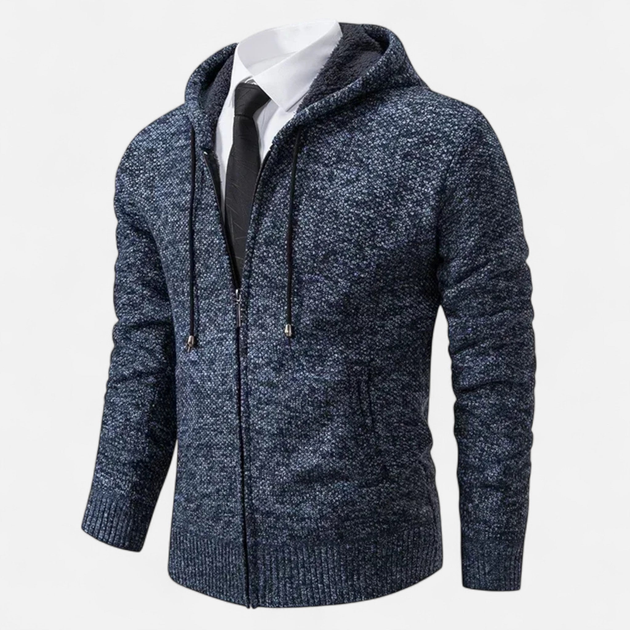 Veloire | Gilet Zippé Homme – Élégance Raffinée à Col Montant