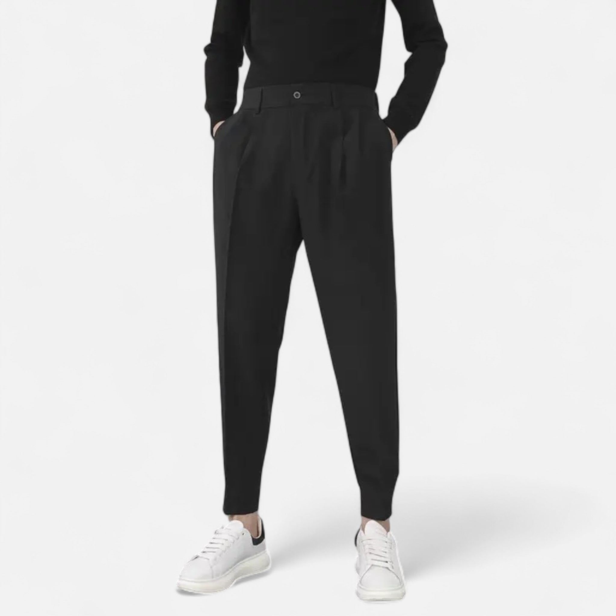 Veloire | Pantalon Homme à Pinces – Élégance Fuselée Héritage