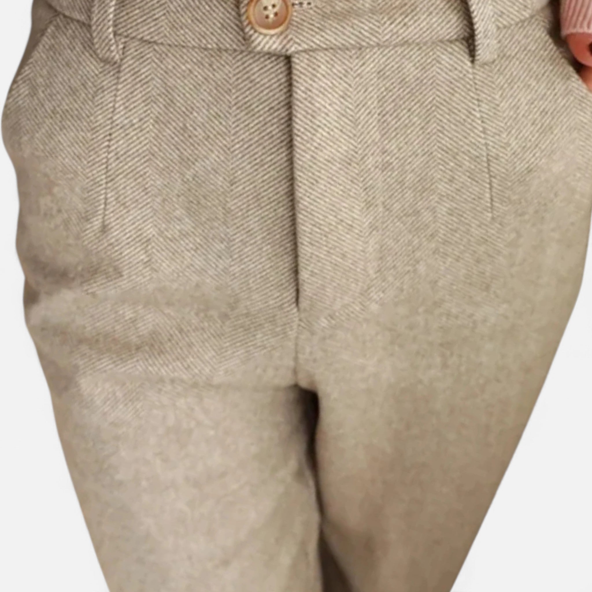 Veloire | Pantalon Crayon en Laine Femme – Élégance Taille Haute