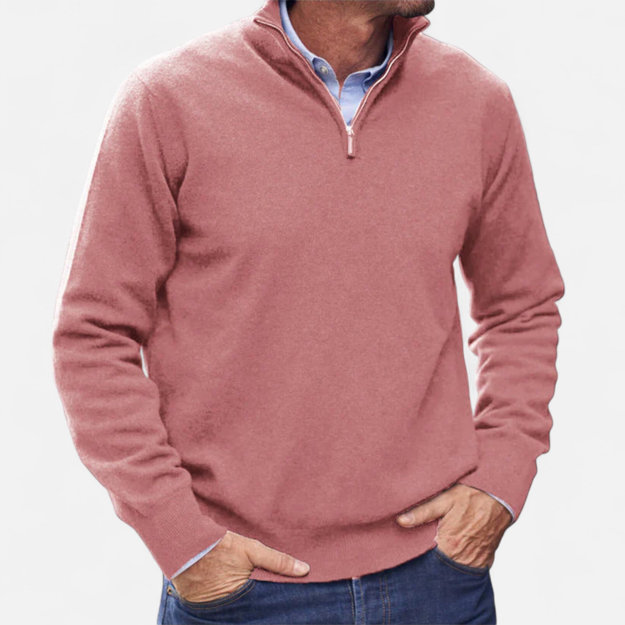 Veloire | Pull Homme à Fermeture Éclair – Élégance Raffinée